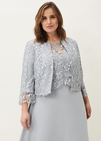 Phase Eight Luisa Lace Occasion Jackets White Canada | LGNCOX-204